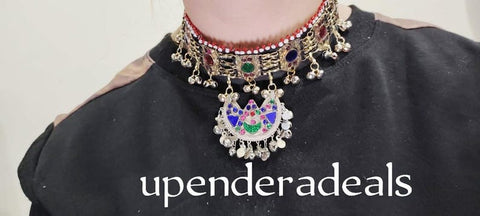 Afghani Tribal kuchi Ethnic Choker Necklace
