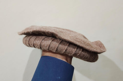 Brown pakol cap pakol hat pakul cap pakul hat afghani hat Wool kausia hat chitrali topi wool stylish winter hat skull cap unisex hat