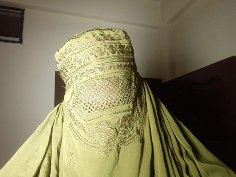 Afghan Abaya Veils Muslim Scarf Afghan Women Burqa-Abaya Islamic Kaftan Muslim Hijab Islamic Kaftan Afghan ladies topi Burqa Jilbab abaya