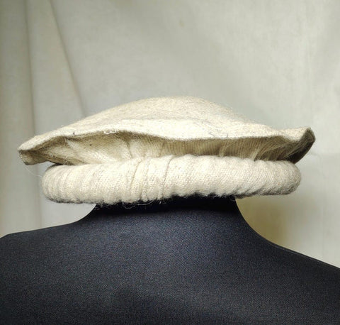 Brown pakol cap pakol hat with feather Afghan Topi Chitrali Pakul Wool Cap Pakol PeshawarI Kuchi Tribal Hat چترالی ٹوپی
