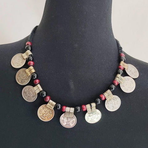 Afghan tribal Kuchi necklace with coins women necklace women jewelry