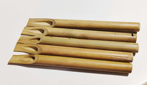 5 Pcs 15MM Bamboo Reed Calligraphy Pen Set Handmade Calligraphy bamboo pen English Arabic Calligraphy pen qalam kalam artist pen