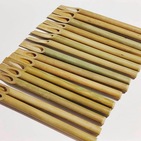 15 Pcs 12MM Bamboo Reed Calligraphy Pen Set Handmade Calligraphy bamboo pen English Arabic Calligraphy pen qalam kalam artist pen