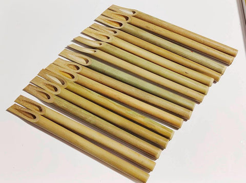 15 Pcs 12MM Bamboo Reed Calligraphy Pen Set Handmade Calligraphy bamboo pen English Arabic Calligraphy pen qalam kalam artist pen
