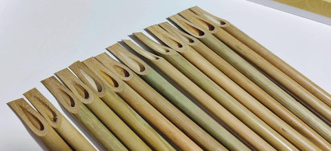 15 Pcs 12MM Bamboo Reed Calligraphy Pen Set Handmade Calligraphy bamboo pen English Arabic Calligraphy pen qalam kalam artist pen
