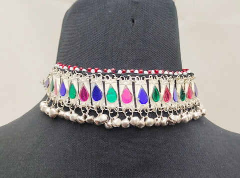 Pair Afghan jewelry anklet Tribal Anklets Pair, Afghan Kuchi Bells Anklets, Boho Anklets, Body Jewelry, Foot Jewelry, Tribal Jewelry,