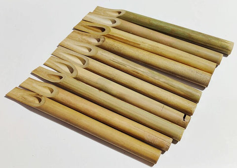 10 Pcs 15MM Bamboo Reed Calligraphy Pen Set Handmade Calligraphy bamboo pen English Arabic Calligraphy pen qalam kalam artist pen