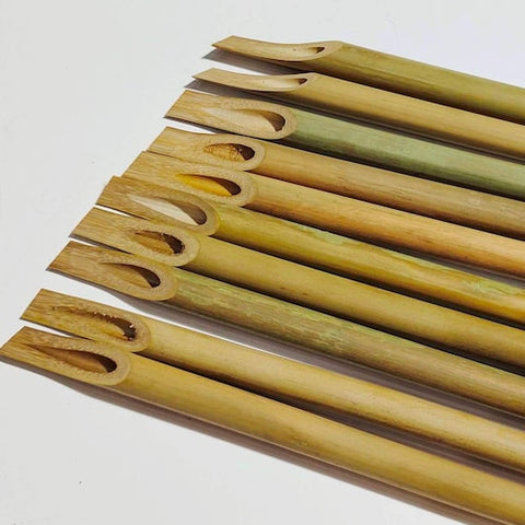 10 Pcs 12MM Bamboo Reed Calligraphy Pen Set Handmade Calligraphy bamboo pen English Arabic Calligraphy pen qalam kalam artist pen