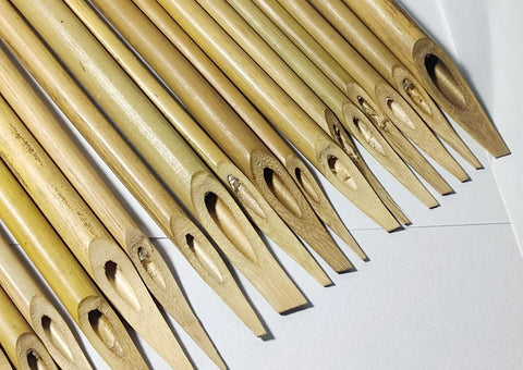 25 Pcs Mix size Bamboo Reed Calligraphy Pen Set Handmade Calligraphy bamboo pen English Arabic Calligraphy pen qalam kalam artist pen