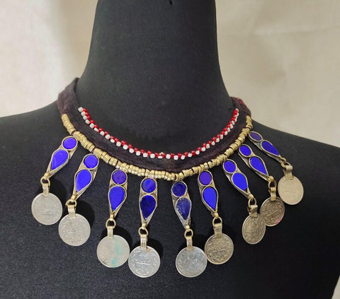Afghan handmade tribal necklace  afghan handmade jewelry necklace choker