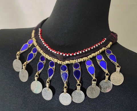 Afghan handmade tribal necklace  afghan handmade jewelry necklace choker