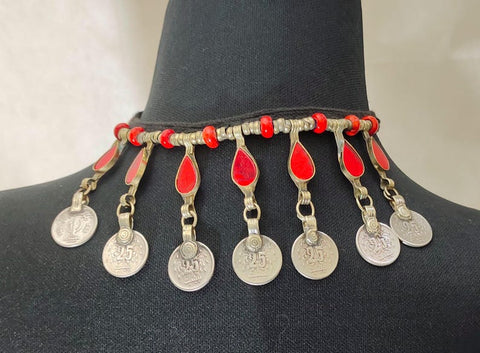 Afghan handmade tribal necklace  afghan handmade jewelry necklace choker