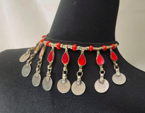 Afghan handmade tribal necklace  afghan handmade jewelry necklace choker