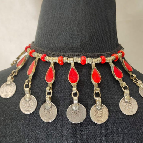 Afghan handmade tribal necklace  afghan handmade jewelry necklace choker